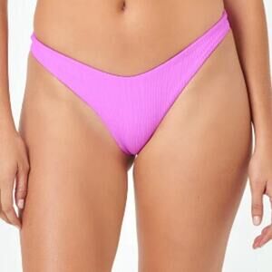 L*Space Pointelle Rib Cabana Bikini Bottom M